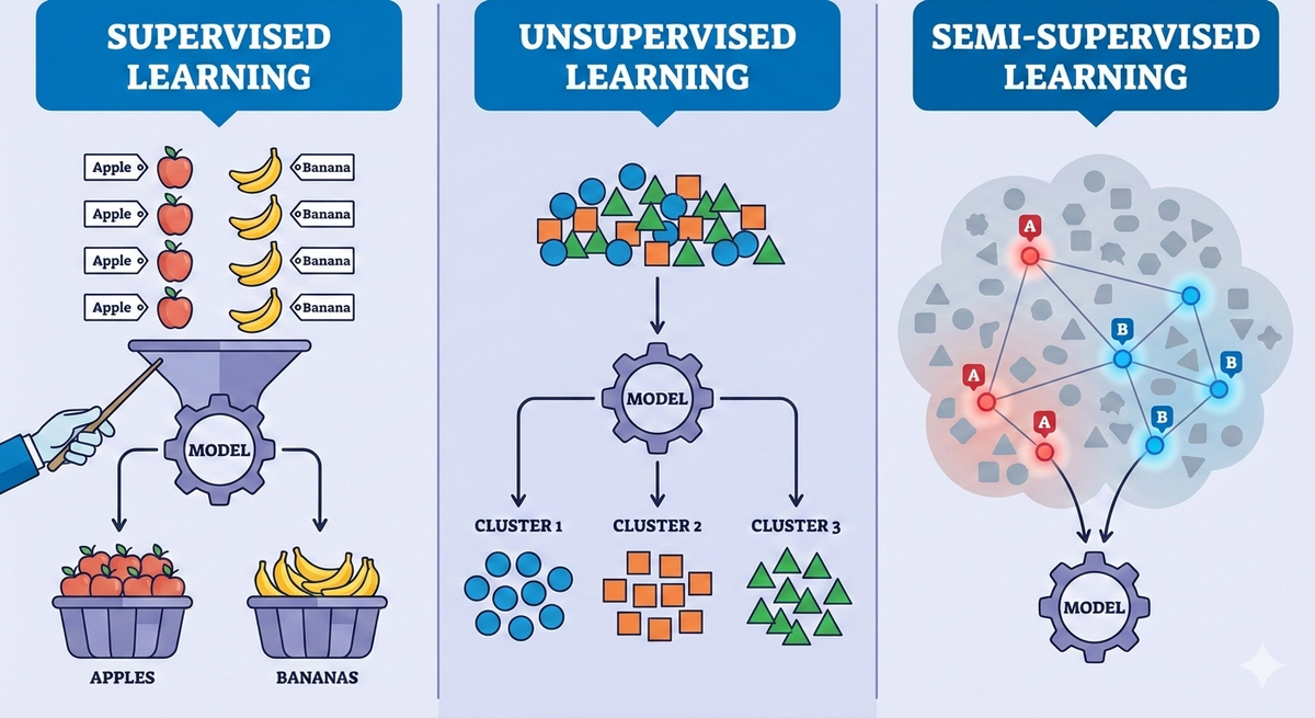 Three Ways Machines Learn