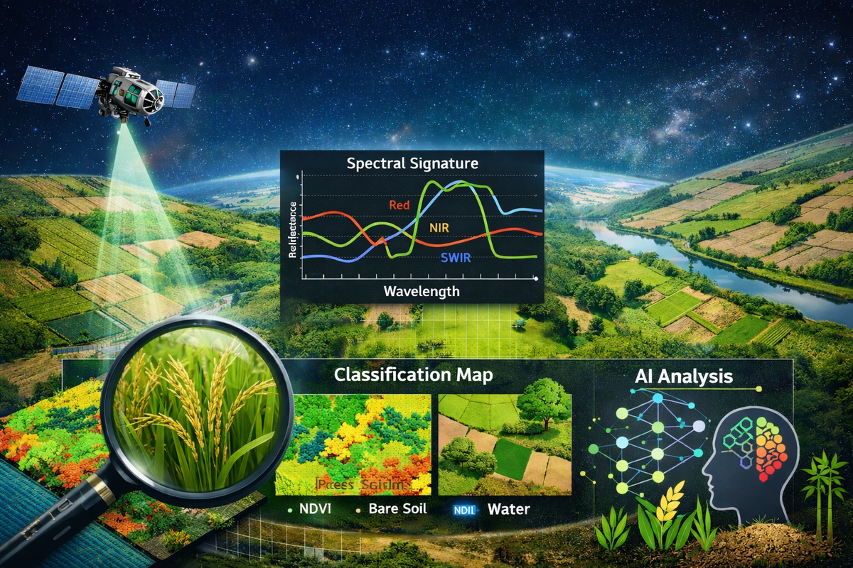 จาก Pixel สู่พืชผล: การใช้ AI วิเคราะห์ Satellite Image