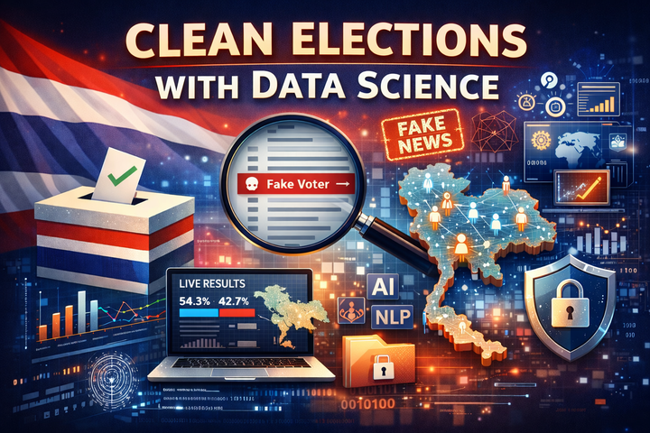 เลือกตั้งโปร่งใสขึ้นได้ ด้วยพลังของ Data Science
